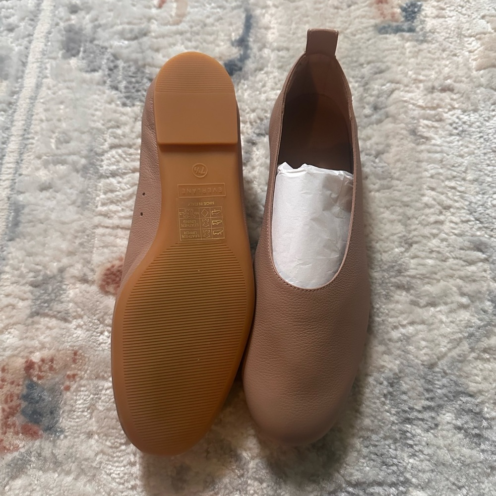 Everlane The Day Glove Tan Flats